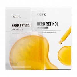 Nacific Herb Retinol Relief Mask Pack Маска тканевая антивозрастная 30мл
