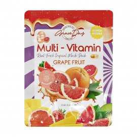 Grace Day Multi-Vitamin Маска тканевая с экстрактом грейпфрута 27мл