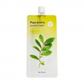 Missha Pure Source Маска ночная кремовая для лица Green Tea 10мл