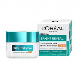 L'Oreal Paris Bright Reveal Крем для лица против пигментации с ниацинамидом SPF50 50мл