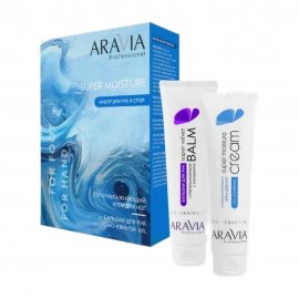 Aravia Professional Набор Super Moisture Бальзам для рук 100мл+Крем для ног 100мл