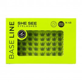 She See Набор накладных ресниц Base Line N48 Селена