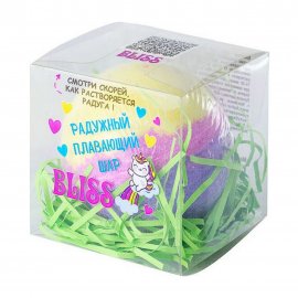 Laboratory Katrin Соль шипучая для ванны Радужный плавающий шар Bliss 130гр