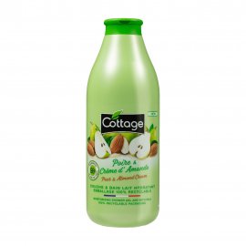 Cottage Moisturizing Гель для душа и пена для ванны 2в1 Груша и миндаль 750мл