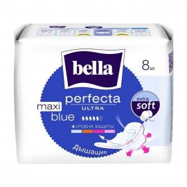 Bella Прокладки гигиенические Perfecta Ultra Blue Maxi 8шт