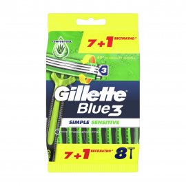 Gillette Men Blue 3 Simple Sensitive Станки одноразовые 8шт