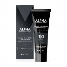 Estel Men Alpha Professional Краска-камуфляж для бороды 1/0 Черный