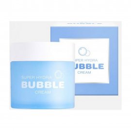 PrettySkin Super Hydra Bubble Крем-гель увлажняющий для лица с гиалуроновой кислотой и пептидами 100