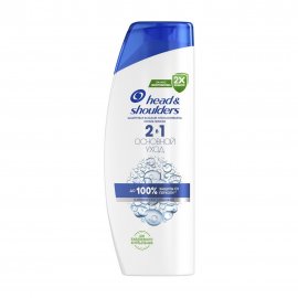 Head&Shoulders Шампунь и бальзам-ополаскиватель 2в1 Основной уход 360мл