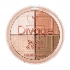 Divage Палетка скульптурирующая для лица Sculpt&Shine 4в1