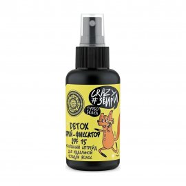 Natura Siberica Crazy #звири Турбо белка Спрей-фиксатор для волос SPF15 Detox 100мл