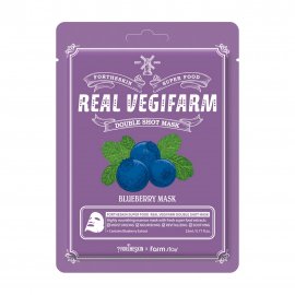 For The Skin Super Food Маска тканевая питательная для лица с экстрактом черники 23мл