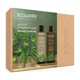 Ecolatier Organic Cannabis Набор Шампунь 200мл+Бальзам для волос 200мл