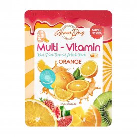 Grace Day Multi-Vitamin Orange Маска тканевая с экстрактом апельсина 27мл