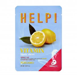 Bergamo Help Mask Маска тканевая для лица с витаминами 25мл