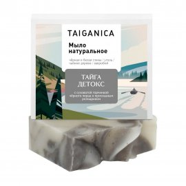 Taiganica Мыло натуральное Тайга детокс 90гр
