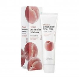 Median Pleasia Peach Mint Паста зубная с нежным ароматным персиком и освежающей мятой 120гр