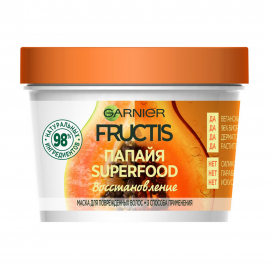 Garnier Fructis Маска для поврежденных волос Папайя SuperFood 390мл