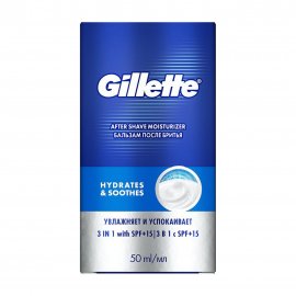 Gillette Men Pro Бальзам после бритья 3в1 Мгновенное увлажнение SPF15 50мл