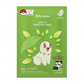 JMSolution Pokemon Маска тканевая успокаивающая для лица с хауттюйнией Heartleaf 30мл