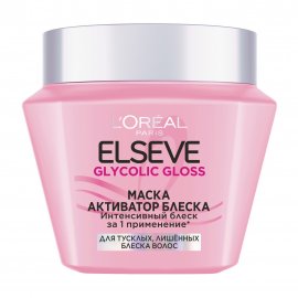 L'Oreal Paris Elseve Glycolic Gloss Маска для волос Активатор блеска 300мл
