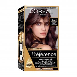 L'Oreal Paris Preference Краска для волос 5.21 Глубокий светло-каштановый