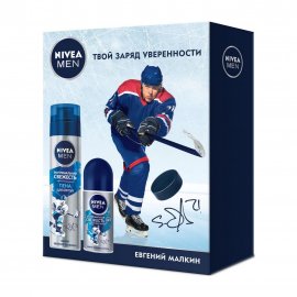 Nivea Men Набор Экстремальная свежесть Пена для бритья 200мл+Дезодорант-ролик 50мл