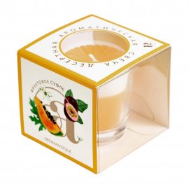 Aromantique Свеча ароматическая в стакане Фруктовое суфле 60гр