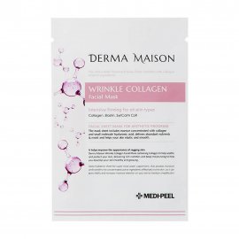 Medi-Peel Derma Maison Wrinkle Collagen Маска тканевая антивозрастная для лица с коллагеном 23мл