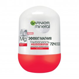 Garnier Body Mineral Дезодорант-антиперспирант ролик Эффект магния Ультрасухость 72ч 50мл