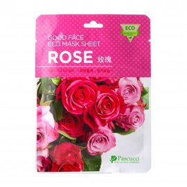 Pascucci Маска тканевая увлажняющая для лица Лепестки роз 23мл