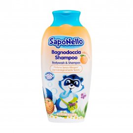 SapoNello Средство детское для купания и мытья головы Абрикос 400мл