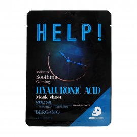 Bergamo Help Mask Маска тканевая для лица с гиалуроновой кислотой 25мл