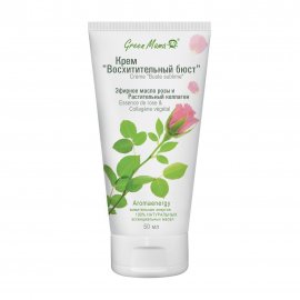 Green Mama Формула Тайги Крем Восхитительный бюст Эфирное масло розы и растительный колаген 50мл