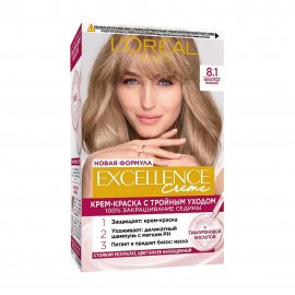 L'Oreal Paris Excellence Краска для волос 8.1 Светло-русый пепельный