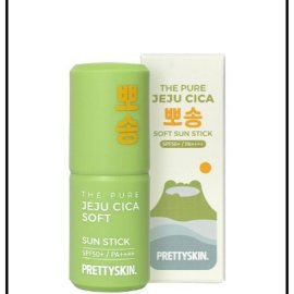 PrettySkin The Pure Jeju Cica Soft Стик для лица и тела солнцезащитный с центеллой азиатской