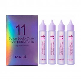 Masil 11 Salon Scalp Care Тоник ампульный освежающий для кожи головы 30мл*4шт