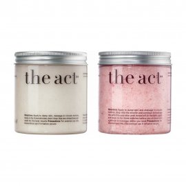 The Act Набор Скраб-бальзам для тела Кокос 300гр+Детокс-краб для ног Грейпфрут 300гр