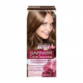 Garnier Color Sensation Роскошь цвета Крем-краска для волос 6.0 Роскошный темно-русый