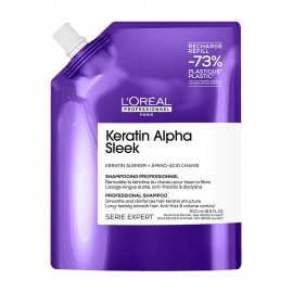 L'oreal Professionnel Keratin Alfa Sleek (Альфа-кератиновая гладкость) Шампунь Рефил 500мл