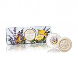 SAF Capri Набор Мыло Lavanda e Cedro Лаванда и цедра 3*100гр