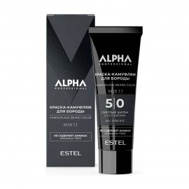 Estel Men Alpha Professional Краска-камуфляж для бороды 5/0 Светлый шатен