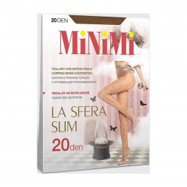 Minimi Колготки La Sfera Slim с рисунком мелкий горошек 20 den