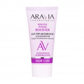 Aravia Laboratories Бустер-активатор для шампуня с кератином Keratin Power 50мл