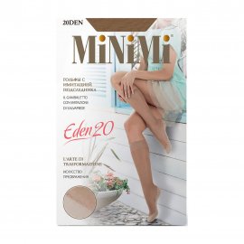 Minimi Гольфы Eden с имитацией подследников 20 den