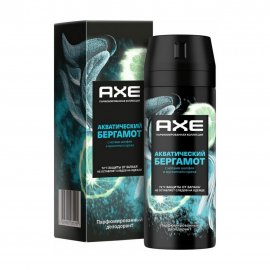 Axe Дезодорант-спрей парфюмированный Акватический бергамот 150мл