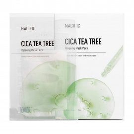 Nacific Cica Tea Tree Relaxing Mask Pack Маска тканевая с центеллой и чайным деревом 30мл