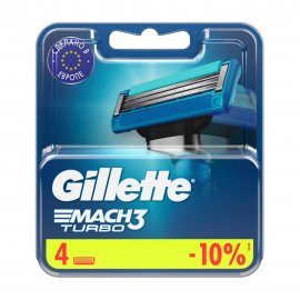 Gillette Men Mach3 Turbo Кассета сменная 4шт