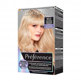 L'Oreal Paris Preference Краска для волос 10.1 Хельсинки Очень-очень светло-русый пепельный