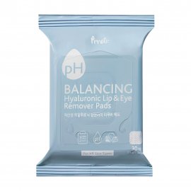 Prreti Пэды очищающие для снятия макияжа с губ и глаз Balancing Hyaluronic 30шт